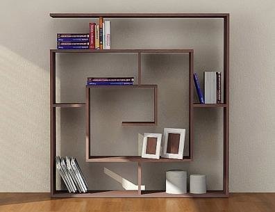 DECORTIE LABİRENT KİTAPLIK - WENGE