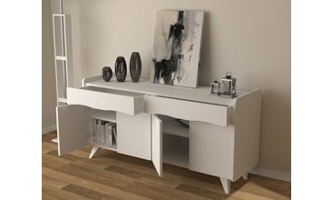 DMODÜL SILA KONSOL ÇOK AMAÇLI DOLAP BEYAZ 140 CM