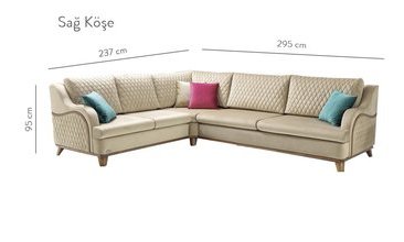 TULİP KÖŞE KOLTUK BEJ
