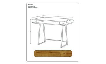 FLY ÇALIŞMA MASASI FONKSİYONEL USB ŞARJ ÜNİTELİ