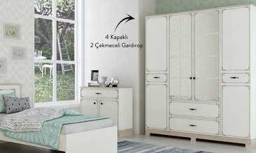 BERNA COUNTRY 3 KAPAKLI AYNALI GENÇ ODASI 3K-3Ç M. AYTAŞI SONOMO