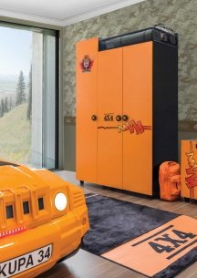 OFF ROAD ARABALI GENÇ ODASI TAKIMI TURUNCU