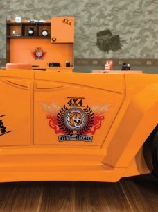 OFF ROAD GENÇ JEEP ARABA KARYOLA TURUNCU