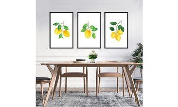 LİMONLU TABLO SETİ 21X30