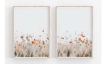 GELİN ÇİÇEĞİ TABLO SETİ 21X30