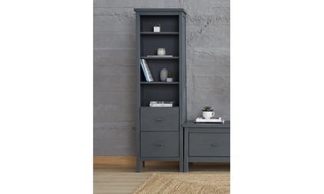 VİTO KİTAPLIKLI TV ÜNİTESİ ANTRASİT 180 CM