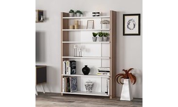 MİNAR LANCE MODERN BÜYÜK KİTAPLIK  KAMAN BEYAZ