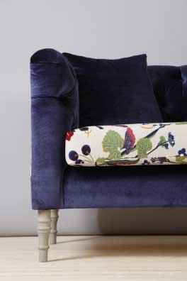 LOVESEAT İKİLİ KANEPE MAVİ AŞK