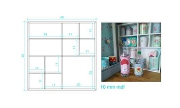 SMİLE LAKE MUTFAK RAFI BARDAKLIK KUPALIK