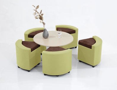 PAPATYA AÇIK YEŞİL MASA SETİ