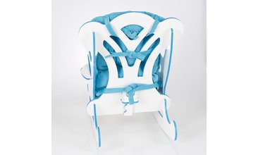 SALLANAN ÇOCUK SANDALYESİ (MİNDERLİ) MAVİ