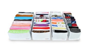 PRADO ÇEKMECE DÜZENLEYİCİ ORGANİZER 4LÜ SET BEYAZ