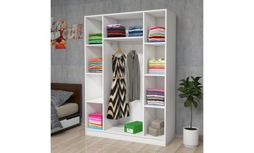 ARIA 4 KAPILI GARDIROP BEYAZ