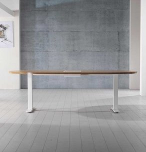 TENERE  YUVARLAK TOPLANTI MASASI 180X90X75 CM