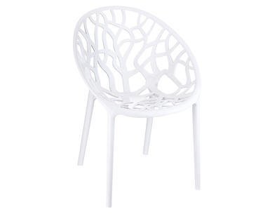 SİESTA CRYSTAL SANDALYE PARLAK BEYAZ