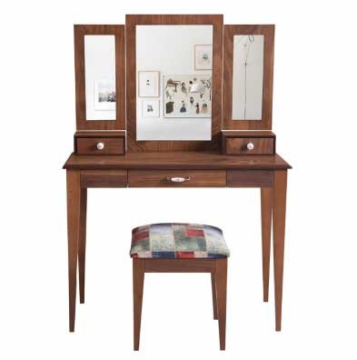 DİDİM MAKYAJ MASASI VE PUF BEYAZ