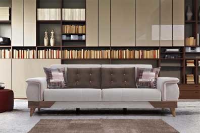 STELİA KOLTUK TAKIMI KAHVE KREM