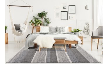 ERYÜN HALI MODERN GRİ MAVİ MAKİNE HALISI 20647 953 80X150