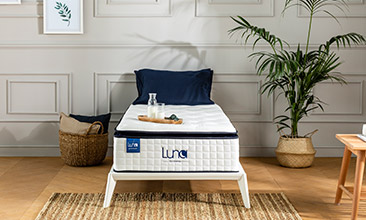 LUNA BY VİVENSE PREMİUM TORBA YAYLI YATAK 90X190