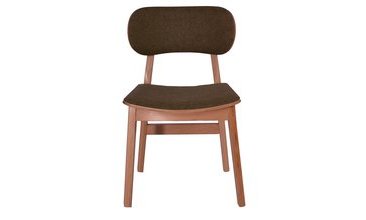 CUNDA CEVİZ KETEN KUMAŞ SANDALYE