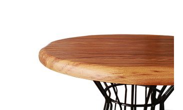 ROUNDIE AHŞAP MUTFAK MASASI CEVİZ RENGİ