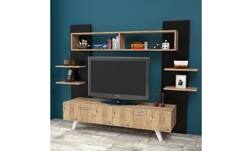 ARVEN TV ÜNİTESİ TV SEHPASI KİTAPLIK ÖZEL RENK